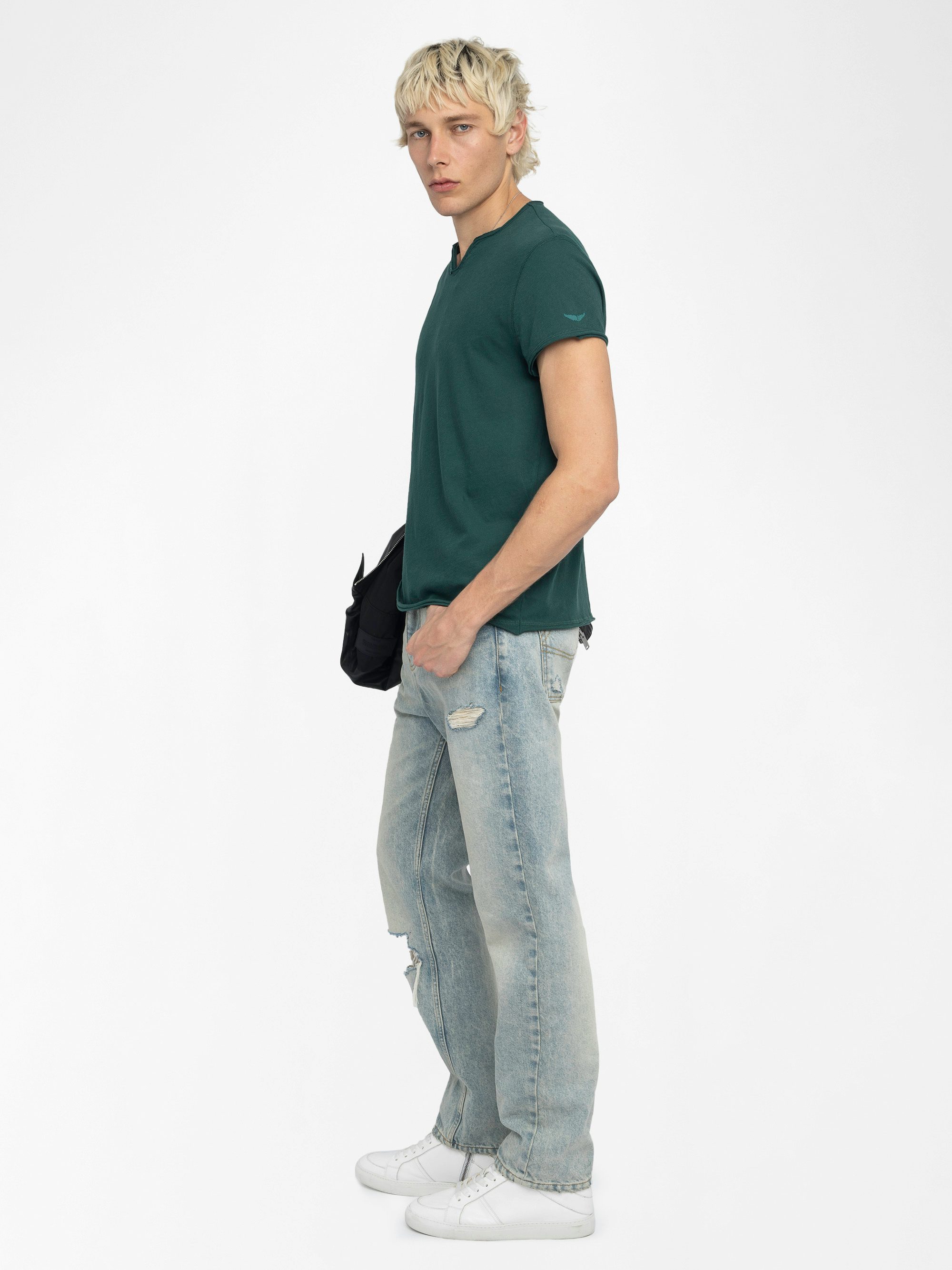 Monsatir Henley T-shirt - Short-sleeved henley t-shirt T-shirt.